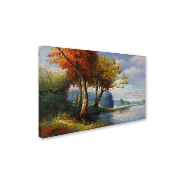 Daniel Moises 'Corot Tribute' Canvas Art,16x24